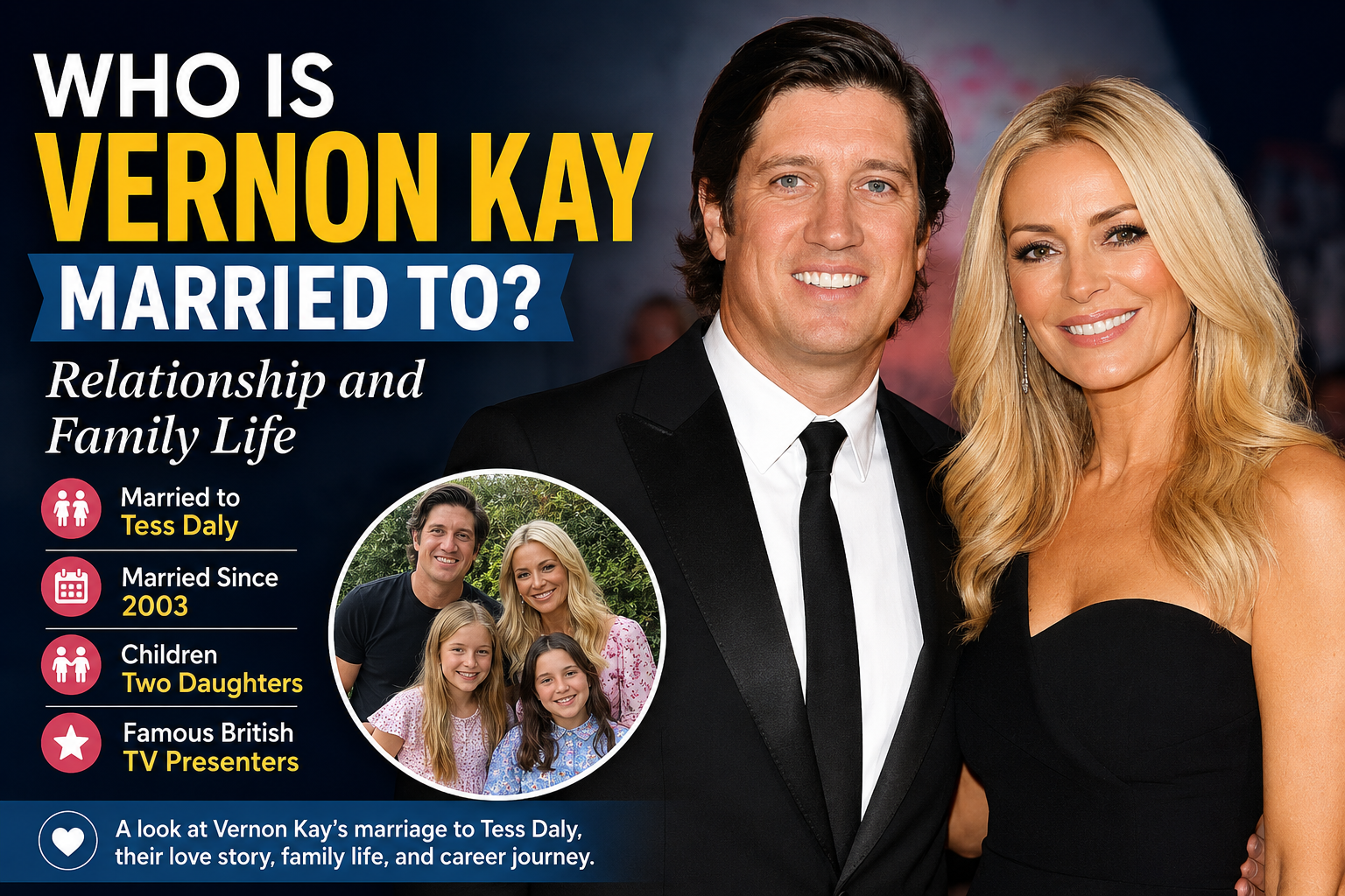 who is vernon kay married to
