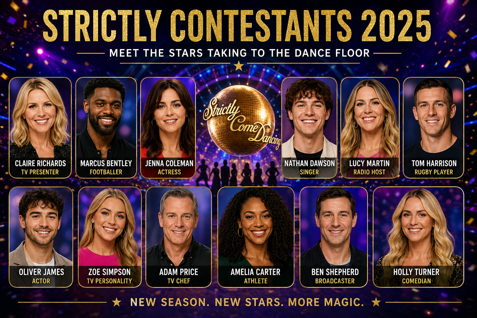 strictly contestants 2025