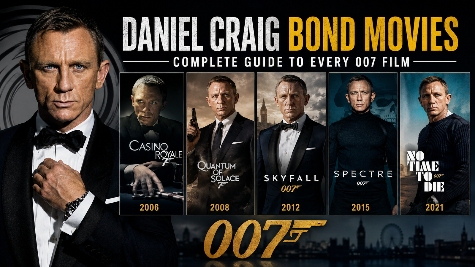 daniel craig bond movies